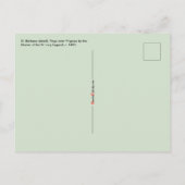 Barbara van Nicomedia (detail; M 070) Briefkaart (Achterkant)