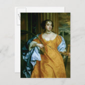 Barbara Villiers Duchess van Cleveland Briefkaart (Voorkant / Achterkant)