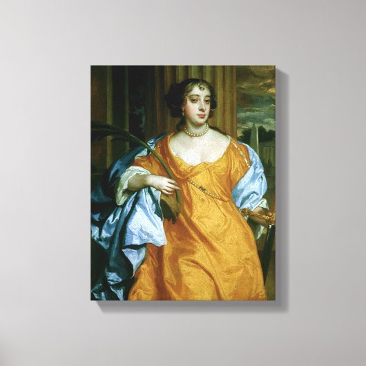 Barbara Villiers Duchess van Cleveland Canvas Afdruk (Voorkant)