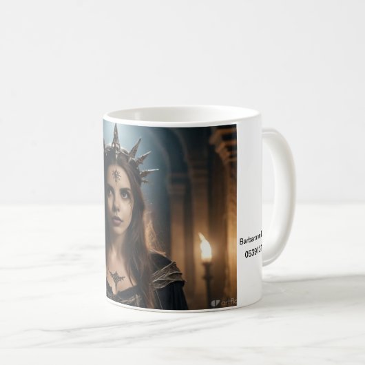 Barbarann DaVinci Mok, 11 oz Koffiemok (Voorkant rechts)