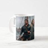 Barbarann DaVinci Mok, 11 oz Koffiemok (Voorkant links)