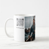 Barbarann DaVinci Mok, 11 oz Koffiemok (Links)