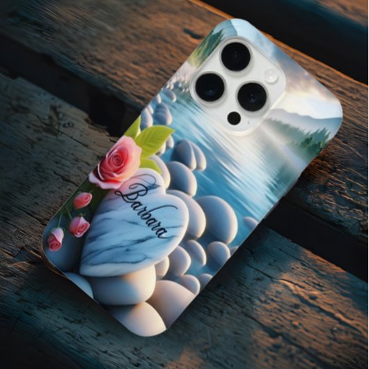 Barbara's hart bij de rivier Case-Mate iPhone case