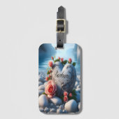 Barbara's hart bij het meer bagagelabel (Voorkant (verticaal))