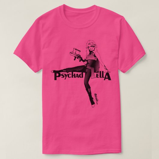 Barbarella Psychadella T-shirt (Design voorkant)