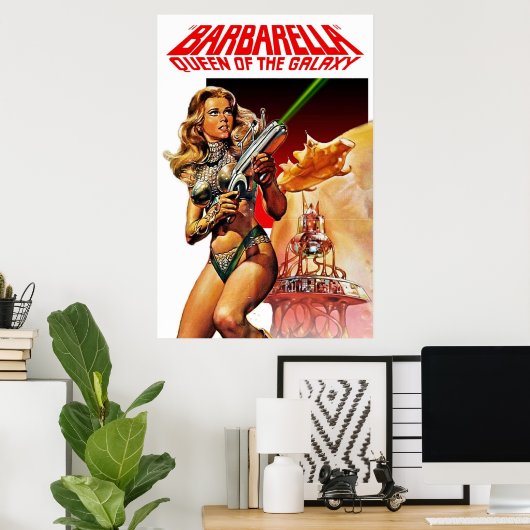 Barbarella Queen of the Galaxy Poster (Thuiskantoor)