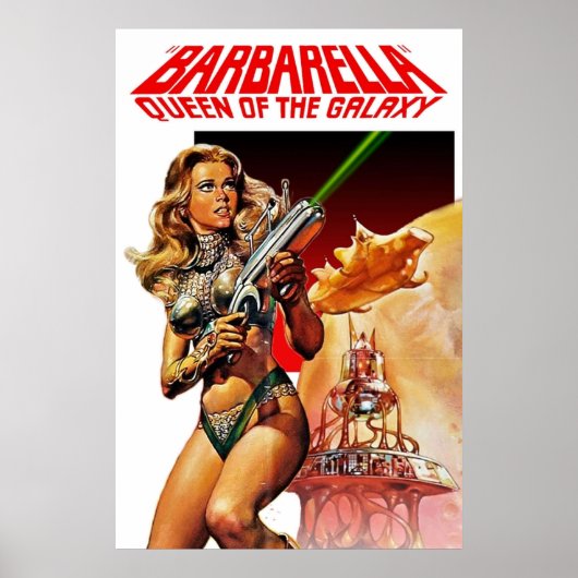 Barbarella Queen of the Galaxy Poster (Voorkant)