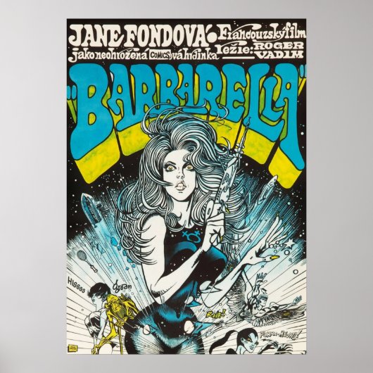Barbarella  Tsjechische film Poster (Voorkant)