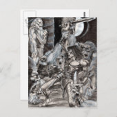 Barbarian Apocalypse Art 002 Briefkaart (Voorkant / Achterkant)