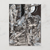 Barbarian Apocalypse Art 002 Briefkaart (Voorkant)