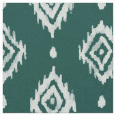 BARBARIAN Boho Ikat Diamond Evergreen Stof (Close Up)