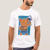 Barbarian Cat T-shirt (Voorkant)