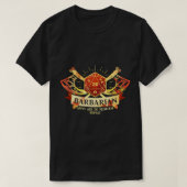Barbarian Class D20 Tabletop Dungeons RPG Dragons T-shirt (Design voorkant)