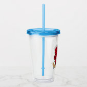 Barbarian Dice Design Acryl Drinkbeker (Rechts)