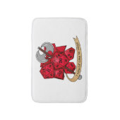 Barbarian Dice Design Badmat (Voorkant Verticaal)