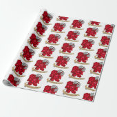 Barbarian Dice Design Cadeaupapier (Uitgerold)