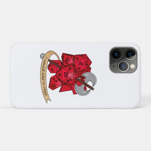 Barbarian Dice Design Case-Mate iPhone Case (Achterkant (horizontaal))