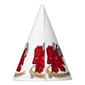 Barbarian Dice Design Feesthoedjes (Achterkant)