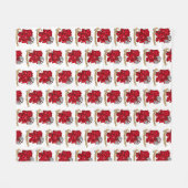 Barbarian Dice Design Fleece Deken (Voorkant (Horizontaal))