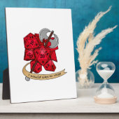 Barbarian Dice Design Fotoplaat (Zijkant)