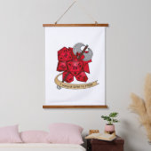 Barbarian Dice Design Hangend Wandkleed (Slaapkamer)