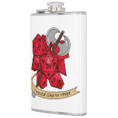 Barbarian Dice Design Heupfles (Links)