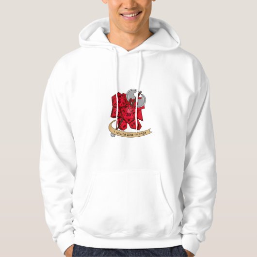 Barbarian Dice Design Hoodie (Voorkant)