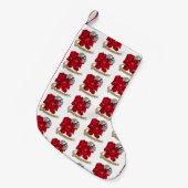 Barbarian Dice Design Kleine Kerstsok (Voorkant (Hangend))