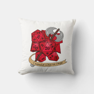 Barbarian Dice Design Kussen
