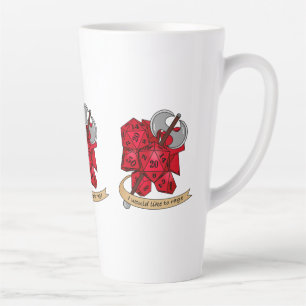 Barbarian Dice Design Latte Mok