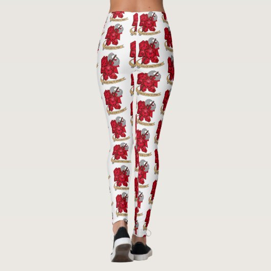 Barbarian Dice Design Leggings (Achterkant)