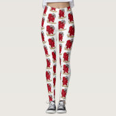 Barbarian Dice Design Leggings (Voorkant)