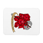Barbarian Dice Design Magneet (Horizontaal)