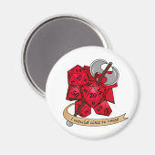 Barbarian Dice Design Magneet (Voorkant / Achterkant)