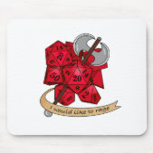 Barbarian Dice Design Muismat (Voorkant)