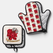 Barbarian Dice Design Ovenwant & Pannenlap Set (Voorkant / Achterkant)