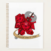 Barbarian Dice Design Planner (Voorkant)