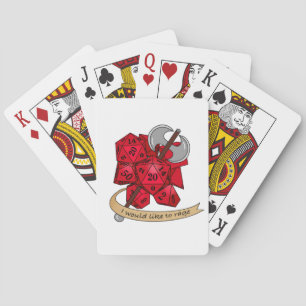 Barbarian Dice Design Pokerkaarten