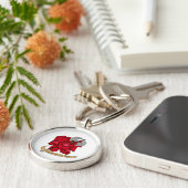 Barbarian Dice Design Sleutelhanger (Zijkant)