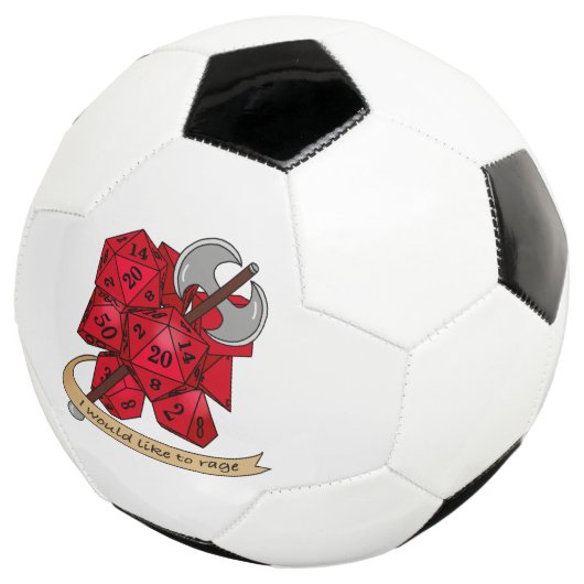 Barbarian Dice Design Voetbal (Drie kwart)