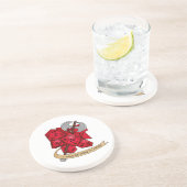 Barbarian Dice Design Zandsteen Onderzetter (Zijkant)