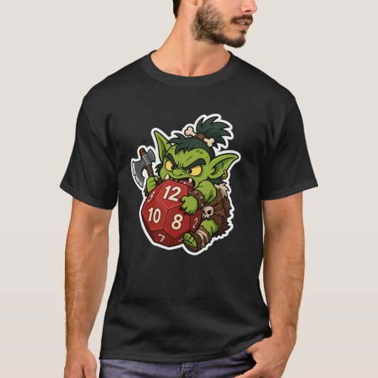 Barbarian Dice Goblin T-shirt (Voorkant)