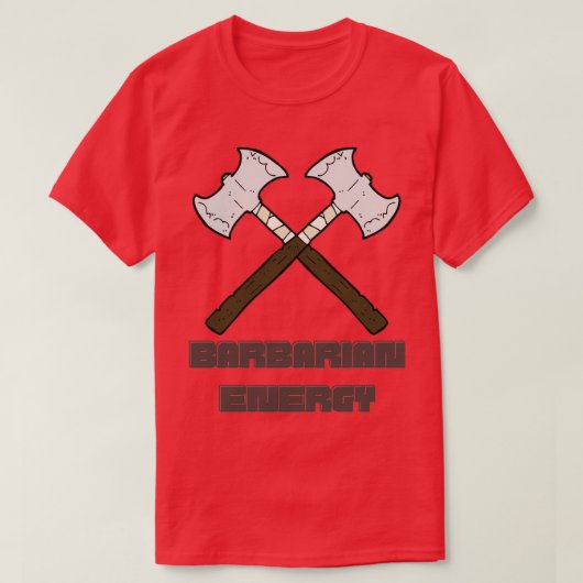 Barbarian Energy T-shirt (Design voorkant)