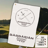Barbarian Golfing Golfhanddoek