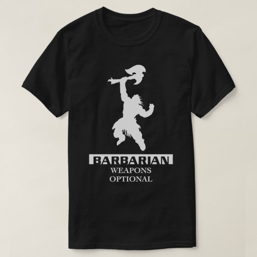 Barbarian Inverted T-shirt (Design voorkant)