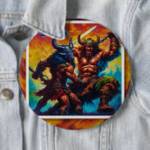 Barbarian King Fight Button (In situ)