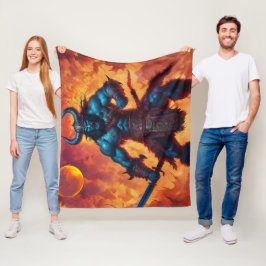 Barbarian King Fleece Deken