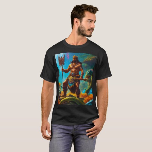 Barbarian King T-shirt (Voorkant volledig)