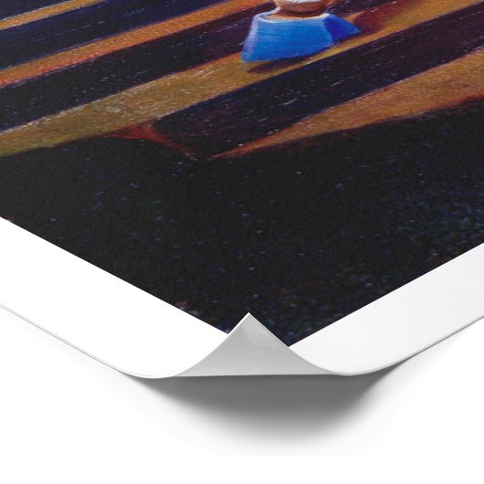 Barbarian met Skeleton Wizard Poster (Hoek)