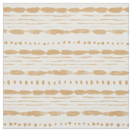 BARBARIAN Rad Boho Stripes Golden Stof